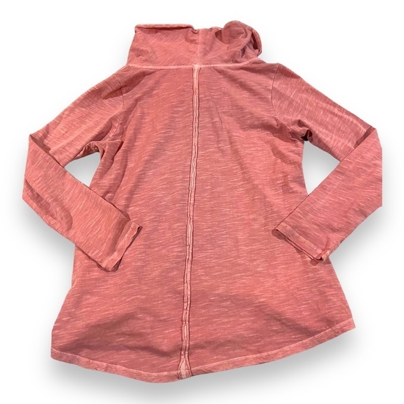 Soft Surroundings 100% Cotton Appliqué Cowl Neck Space Dye Sz M NEW - Picture 5 of 6